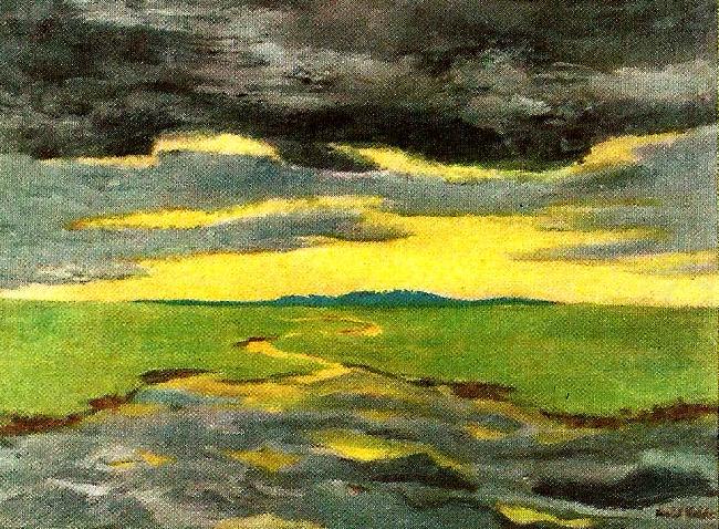 Emil Nolde marsklandskap china oil painting image